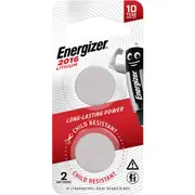 Energizer 2016 CR2016 Lithium Coin Battery 2 pack
