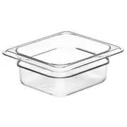 Cambro 62CW 1.1 qt 6-15/16" L x 6-3/8" W x 2-1/2" D, Camwear Sixth Size Food Pan