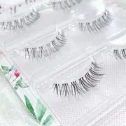 Aimo - Set of 3: False Eyelashes (X7) Black - One Size
