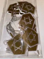 Hanukkah Lights 2 Sets String of 10 LED Dreidel Lights Ashland Battery Operated
