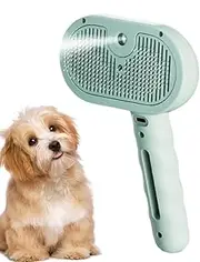 Pet Spray Hair Removal Comb With Steamer, Magic Comb Wand For Pet Hair, Massage Brushes With Handle, Rechargeable Cat Steam Grooming Brush For Cat And Dog
