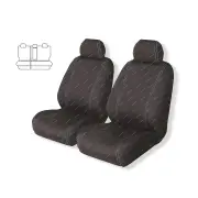 Middle Ilana Black Velocity Car Seat Covers for Isuzu MU-X LS-M/LS-U/LS-T Wagon
