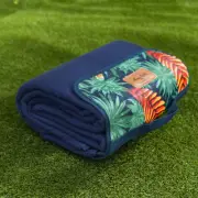 LazyDayz Large Waterproof Fleece Picnic Blanket Outdoor Camping Rug 150 x 135 cm