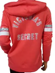 VICTORIA'S SECRET FASHION SHOW NYC EXCLUSIVE BLING SEQUINS HOODIE JACKET Sm