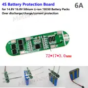 4S 6A 14.8V 16.8V Lithium Li-ion 18650 Battery Charger BMS Protection PCB Board