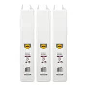 3x Marbig Clearview 3 D-Ring Insert Binder A4 File 38mm Document Organiser White
