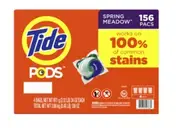 Tide Liquid Laundry Pods Detergent Pacs Spring Meadow 156 Count