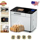 Smart Stainless Steel Bread Machine with 3 Crust Options for Perfect Loaves