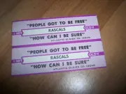 2 Rascals People Got To Be Free / How Can I Be Sure Jukebox Title Strips