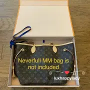 NEW LOUIS VUITTON Large Magnetic Empty Neverfull Gift Box 18.5"x14"x3.5"