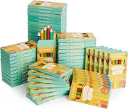 THE TWIDDLERS 60 Boxes of Mini Colouring Pencils - 6 Pencils Per Box, 360 Total - Easy Grip Round Barrel, 9cm Length, Multipack Party Bag Fillers for Kids Birthdays, Classroom Class Gifts