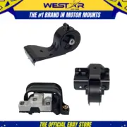 Front & Rear Engine Motor Mount Set for 1998-2000 Chrysler Cirrus 2.4/2.5L 3PCS