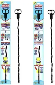 Roto-Rooter 20” Drain Snake Shower & Sink Clog Remover Hair Removal Cleaner Tool