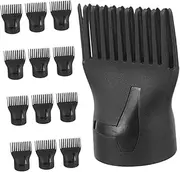 WOFASHPURET 15Pcs Hair Dryer Diffuser Comb Attachments Durable Nozzle for Even Drying Lightweight Easy to Install Hair Dryer Accessory for Salon Styling