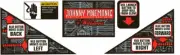 Williams Johnny Mnemonic Pinball Machine Apron Decal Set