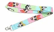 Powerpuff Girls Cartoon Themed Id Holder Lanyard Keychain