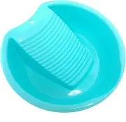 Lavabo Azul Para Lavar a Mano Ropa Y Pequeños Artículos Delicados