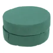 2pcs Round Wet Floral Foam Blocks, Flower Arrangements Foam Green Wet Foam