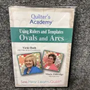 Quilters Academy Using Rulers & Templates Ovals & Arcs DVD Hoth/Eldredge Sealed