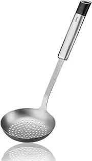 GEFU Primeline Stainless Steel Skimmer, Silver/Black, 29210