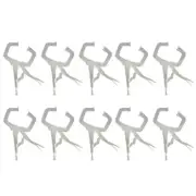 11" Swivel Pad Locking C-Clamp Locking Pliers With Entrained Rotary Gasket 10Pcs