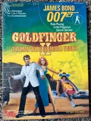 VINTAGE- NIB-RARE-007 James Bond Goldfinger II -The Man With the Midas Touch