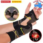 Copper Wrist Support Splint Carpal Tunnel Syndrome Sprain Strain Brace Sleeves H