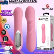 PRETTY LIVE Dildo Vibrator Silicone Massager Anal Vagina Clitoris Adult Sex Toy