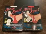 VINTAGE 1987 SASSY SPURS HEEL GUARD IOP