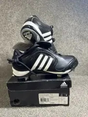 Adidas Excelsior 6 Low Women’s Sz 5.5 Metal Baseball Cleats Black White 173395