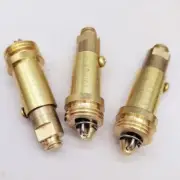 Pop Up Bolt Basin Bath Sink Drain Waste Click Clack Brass Push Spring Plug 3Pcs