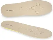 Linkidea Shock Absorbing Insoles Inserts, Insoles Adult Orthotic Plantar Fasciitis & Heel Pain, Arch Support Inserts Shoes Compatible with Hoka one, Asics Kayano 30 (US Men 10.5-11/Women 12-12.5)