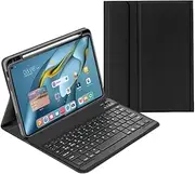 AnMengXinLing Keyboard Case for iPad 9th/8th/7th Generation/Pro10.5/Air 3rd Gen, Candy Slim Magnetic Detachable Keyboard Tablet Cover with Pencil Holder for iPad9/iPad8/iPad7/Air3/pro10.5 (Black)