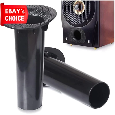 3 Inch Speaker Port Tube 2 Pcs Subwoofer Bass Reflex Speaker Box Set