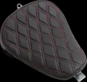 DS Red Double Diamond Stitch Bobber Solo Seat for Forty Eight 10-20