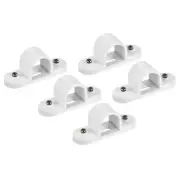 PVC Conduit Saddle Pipe Clip 20mm Securing for Conduit Hose with Base Pack of 5