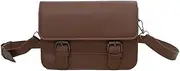 [HAMKVBPR] Men's Crossbody Bag Men's Simple Crossbody Bag Retro Messenger Bag for Travel Hiking Work