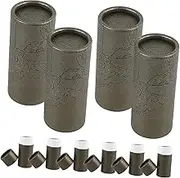 HOMOCONO 10pcs Boxes Tubes with Lid Essential Oil Bottle Packaging Elegant Tea Storage Boxes Craft Tubes for Organizing