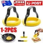 1/2 Pcs Silicone Egg Rings Flexible Egg Cooker Eggs Pancakes Kitchen Tools