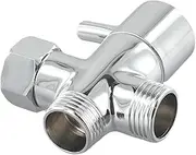 3 Way Diverter Valve 0.6-1.5mpa Kitchen 1pcs Mixer Tap 4-Points Shower Head Angle Valve T-Adapter G1/2in Brass