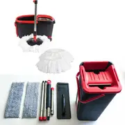 Micro fibre Flat Mop OR 360� Spin Mop and Bucket Floor Cleaner Set with 2 Replacement Head Wet Dry