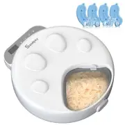 Automatic Cat Feeder Wet Food,Cordless Wet Pet Food Dispenser with 4 Ice Pack...