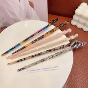 Twist Design Hair Stick 04# - Light Leopard - One Size