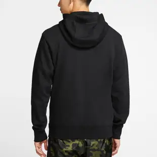 【NIKE 耐吉】男款 連帽外套 運動 休閒 AS M NSW CLUB HOODIE FZ FT 黑 BV2649010(3S3599)