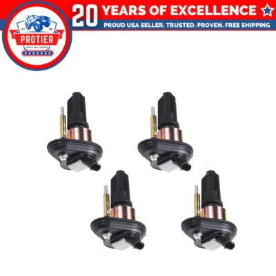 Set of 4 Ignition coil Compatible with 02-05 Chevy Trailblazer GMC Canyon Envoy