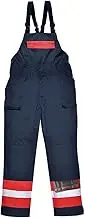 PORTWEST FR57 Bizflame FR57NAR4XL Plus Dungarees, Pack of 1, 4XL, Navy