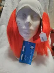 Lacey~Deluxe Bald Silly Boy Red Hair Clown Wig