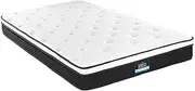 Giselle Bedding King Sigle Size Mattress Euro Top Bed Bonnell Spring Foam 21cm