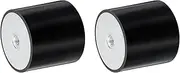 uxcell 2Pcs 60 x 60mm M10 Thread Female Rubber Mounts, Vibration Isolators, Replaces Anti Vibration Pads Flat Silent Block Base Block