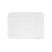 Brabantia Silicone Dish Drying Rack - Light Grey